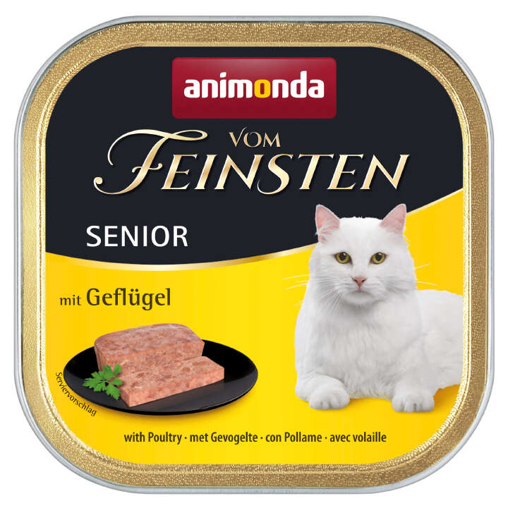 animonda Katzen Nassfutter Vom Feinsten Senior mit Geflügel